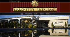 Desktop Screenshot of marchettis.com