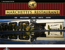 Tablet Screenshot of marchettis.com